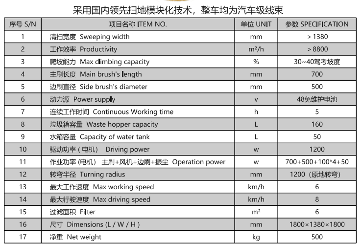 洁路宝驾驶奇台扫地机1400